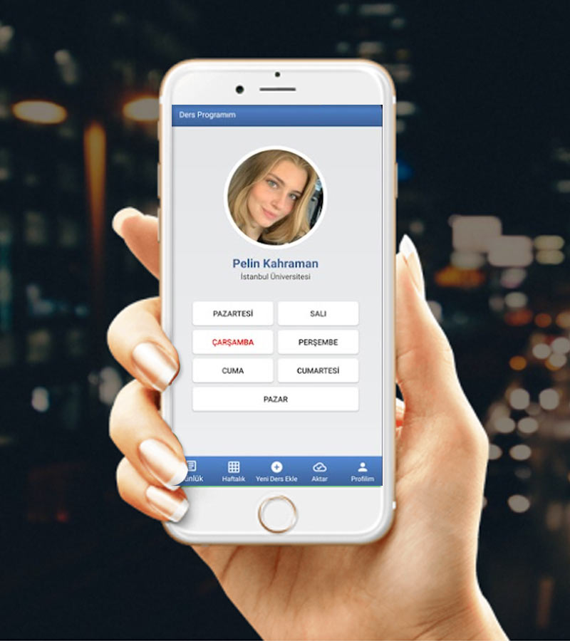 Ders Programm Mobil Uygulama