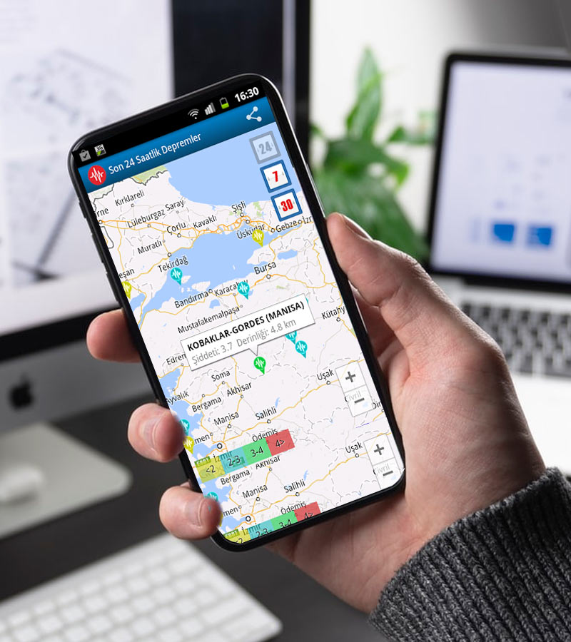 Trkiye'deki Depremler Uygulamas